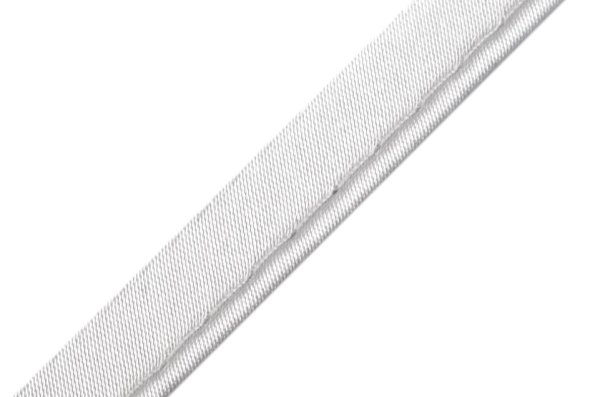 Paspelband unelastisch - Satin - hellgrau - 10 mm